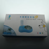 Maxbell Pet Food Water Feeder Pet Automatic Waterer Dog Cat Water Food Bowl Pink L