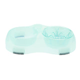 Maxbell Pet Food Water Feeder Pet Automatic Waterer Dog Cat Water Food Bowl Green S