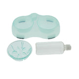 Maxbell Pet Food Water Feeder Pet Automatic Waterer Dog Cat Water Food Bowl Green S