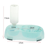 Maxbell Pet Food Water Feeder Pet Automatic Waterer Dog Cat Water Food Bowl Green L