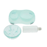 Maxbell Pet Food Water Feeder Pet Automatic Waterer Dog Cat Water Food Bowl Green L