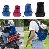 Maxbell Dog Cat Carrier Backpack for Small Dog Carrier Bike Hiking Outdoor  Blue S