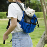 Maxbell Dog Cat Carrier Backpack for Small Dog Carrier Bike Hiking Outdoor  Blue S