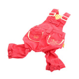 Max Fashionable Pet Dog Jeans Clothes Pet Dog Apparel Dogs Vintage Vest  Red M