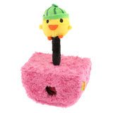 Maxbell Pet Chick Catching Tumbler Interactive Toy Nail Polisher Cat Pink