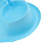 Maxbell Pet cat and Dog Double Bowls Integrated Automatic Hydrating Food Bowl Blue