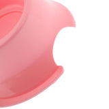 Maxbell Pet Protect Cervical Leak-proof Dog Food Bowl Stainless Steel Dog Bowl Pink