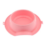 Maxbell Pet Slip and Leakproof Combination Bowl Stainless Steel Dog Bowl Pink