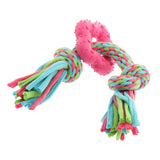 Maxbell Pet Dog Cotton Rope Rubber Toy Pet Puppy Training Play Stuff Dog Chew Toy