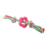 Maxbell Pet Dog Cotton Rope Rubber Toy Pet Puppy Training Play Stuff Dog Chew Toy