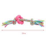 Maxbell Pet Dog Cotton Rope Rubber Toy Pet Puppy Training Play Stuff Dog Chew Toy