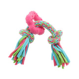 Maxbell Pet Dog Cotton Rope Rubber Toy Pet Puppy Training Play Stuff Dog Chew Toy