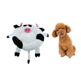 Maxbell 1 Pc Cute Animal Shape Pets Cat Dog Puppy Cushion Bed Plush Sleeping Mat Cow