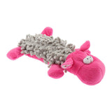 Maxbell Cute Hippo Shape Dog Squeaky Toy Dog Chew Toy for Pet Dog to Play Chew S