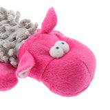 Maxbell Cute Hippo Shape Dog Squeaky Toy Dog Chew Toy for Pet Dog to Play Chew S