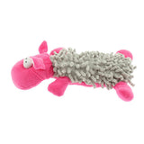 Maxbell Cute Hippo Shape Dog Squeaky Toy Dog Chew Toy for Pet Dog to Play Chew S