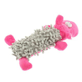 Maxbell Cute Hippo Shape Dog Squeaky Toy Dog Chew Toy for Pet Dog to Play Chew S