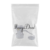 Max 1 Pc Breathable Adjustable Pet Harness Leash Set No Pull Padded Vest Grey M