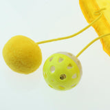 Max 1 Pc Pet Cat Kitty Collapsible Tunnel Toy Cat Pop Up Tunnel Tent Toy Yellow