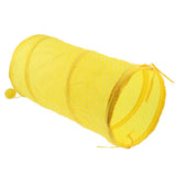 Max 1 Pc Pet Cat Kitty Collapsible Tunnel Toy Cat Pop Up Tunnel Tent Toy Yellow