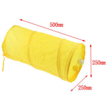Max 1 Pc Pet Cat Kitty Collapsible Tunnel Toy Cat Pop Up Tunnel Tent Toy Yellow