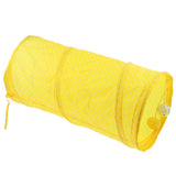 Max 1 Pc Pet Cat Kitty Collapsible Tunnel Toy Cat Pop Up Tunnel Tent Toy Yellow