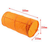 Max 1 Pc Pet Cat Kitty Collapsible Tunnel Toy Cat Pop Up Tunnel Tent Toy Orange