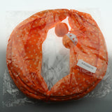 Max 1 Pc Pet Cat Kitty Collapsible Tunnel Toy Cat Pop Up Tunnel Tent Toy Orange