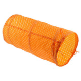 Max 1 Pc Pet Cat Kitty Collapsible Tunnel Toy Cat Pop Up Tunnel Tent Toy Orange