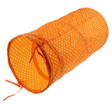 Max 1 Pc Pet Cat Kitty Collapsible Tunnel Toy Cat Pop Up Tunnel Tent Toy Orange