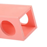 Max Small Pet Wood Molar Chew Bite Toy Animal Mice Playground Pet Supplies Pink