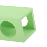 Maxbell Small Pet Wood Molar Chew Bite Toy Animal Mice Playground Pet Supplies Green