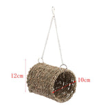 Maxbell Small Animals Handmade Natural Straw Hammock with Warm Mat
