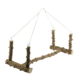 Maxbell Bird Cage Parrot Large Wood Swing Stand Parrot Bird Perch Stand