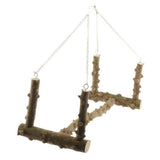 Maxbell Bird Cage Parrot Large Wood Swing Stand Parrot Bird Perch Stand