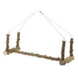 Maxbell Bird Cage Parrot Large Wood Swing Stand Parrot Bird Perch Stand