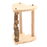 Maxbell Parrot Pet Bird Supplies Pepper Wood Stand Pole Love