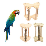 Maxbell Parrot Pet Bird Supplies Pepper Wood Stand Pole Love