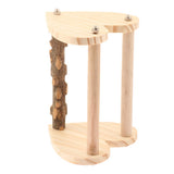 Maxbell Parrot Pet Bird Supplies Pepper Wood Stand Pole Love