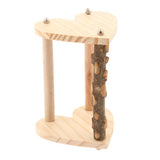 Maxbell Parrot Pet Bird Supplies Pepper Wood Stand Pole Love