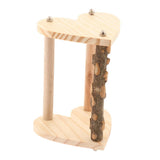Maxbell Parrot Pet Bird Supplies Pepper Wood Stand Pole Love