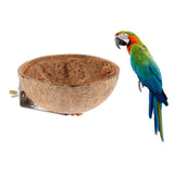 Maxbell Natural Coconut Shell Creative Bird Nest House Sleeping Nest Parrot Toy