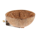 Maxbell Natural Coconut Shell Creative Bird Nest House Sleeping Nest Parrot Toy