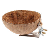 Maxbell Natural Coconut Shell Creative Bird Nest House Sleeping Nest Parrot Toy