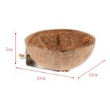 Maxbell Natural Coconut Shell Creative Bird Nest House Sleeping Nest Parrot Toy