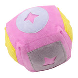 Max Fashionable Plush Dog Ball Toy Pet Dog Indoor Interactive Toy Pink