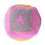 Max Fashionable Plush Dog Ball Toy Pet Dog Indoor Interactive Toy Pink