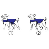 Maxbell Dog Anxiety Jacket Calming Vests Dog Anxiety Calming Wrap for Pet Dog Blue S