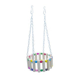Maxbell 1 Pc Parrot Swing Ladder Standing Perch Hamster Fence Cage Toy Ring Playpen