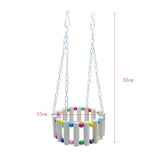 Maxbell 1 Pc Parrot Swing Ladder Standing Perch Hamster Fence Cage Toy Ring Playpen